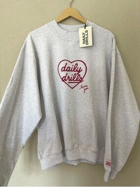 Daily Drills NWT Valentine’s Mockneck Sweatshirt